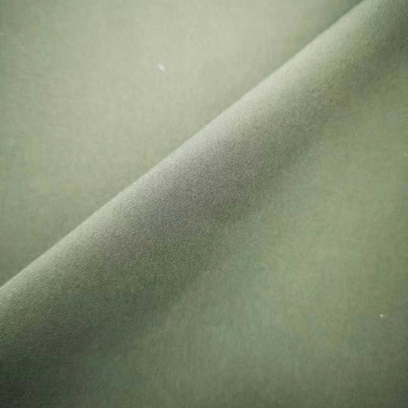 Gray-green Outdoor Clothing UV Polyester Fabric