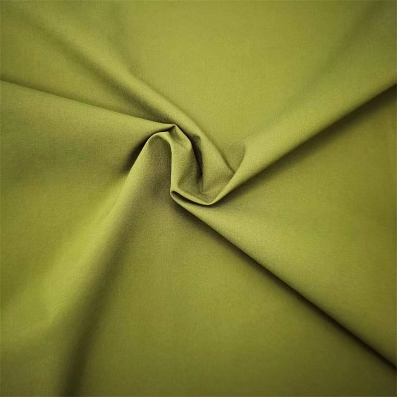 Green Outdoor Clothing UV Protective Polyester Fabrics