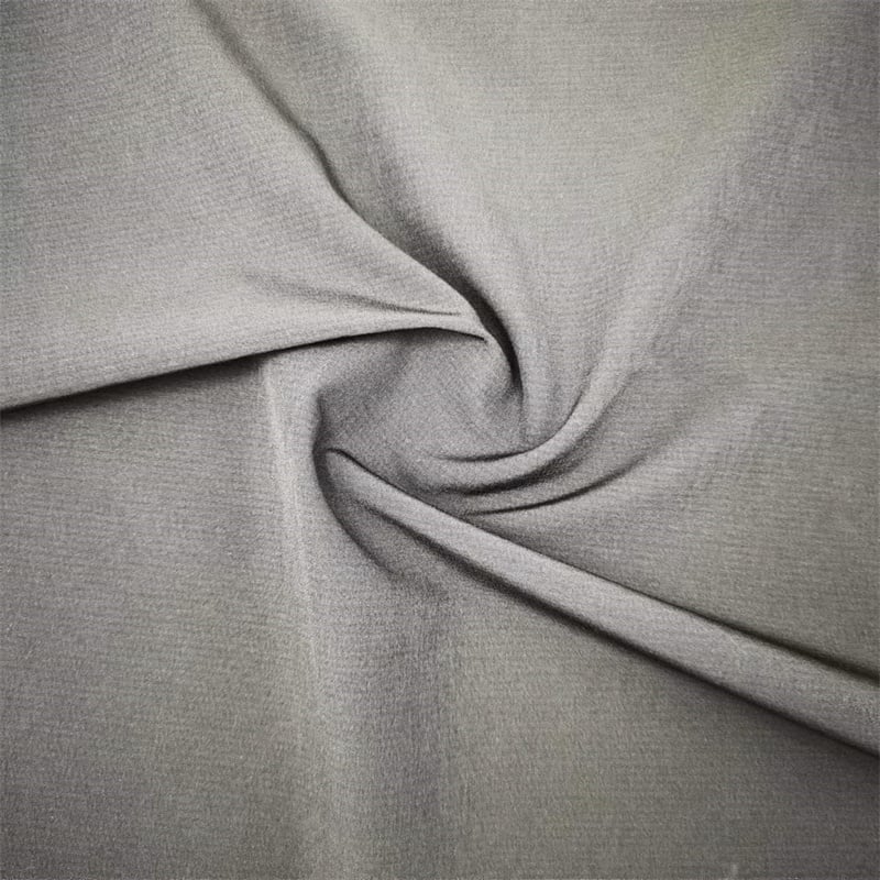 Gray Quick Dry Moisture Wicking Polyester Fabric